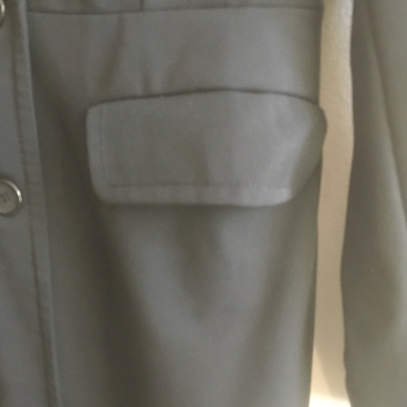 Jacob Light Trench Coat Vest Duster in Black sz S - Picture 7 of 8